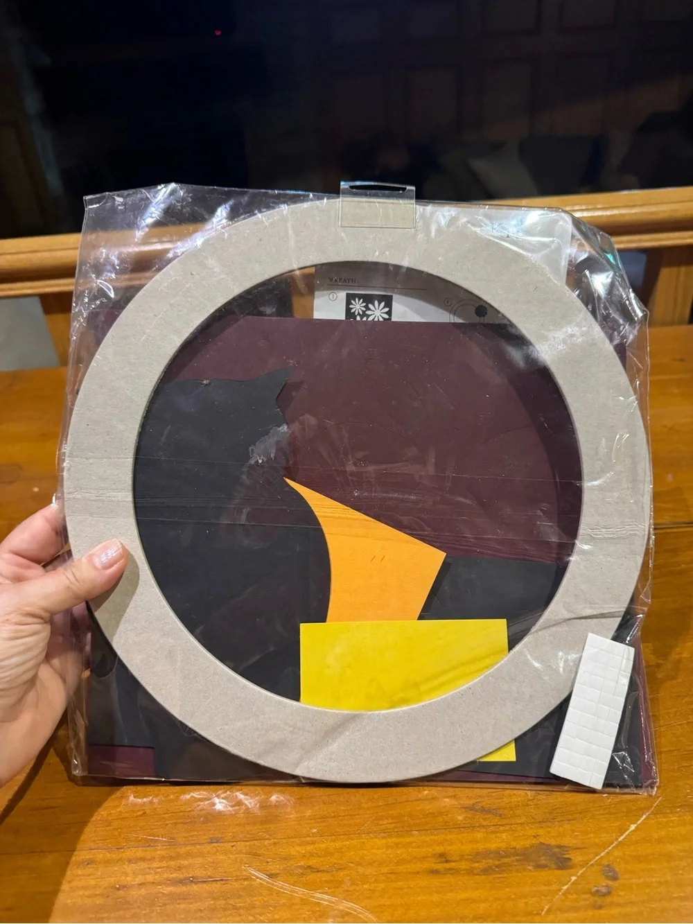 PAPER SOURCE Owl Wreath Kit NWT